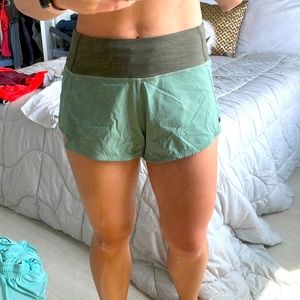 Outdoor voices (green) running shorts